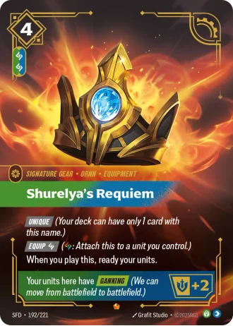 Shurelya's Requiem #192/221 — Spiritforged
