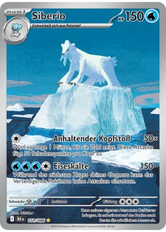 Siberio #110/86 — Schwarze Blitze