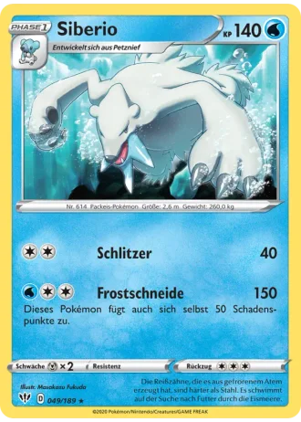 Siberio #49/189 — Flammende Finsternis
