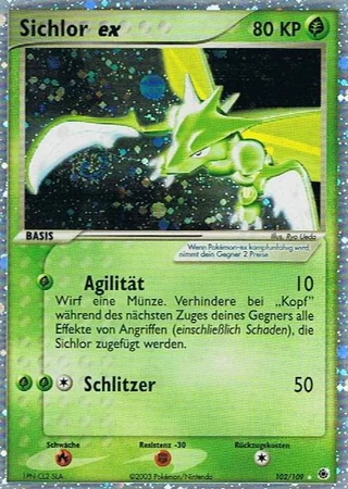 Sichlor ex #102 — EX Rubin & Saphir