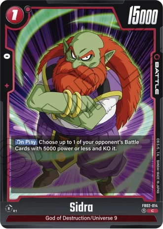 Sidra FB02-014 — Blazing Aura (FB02)