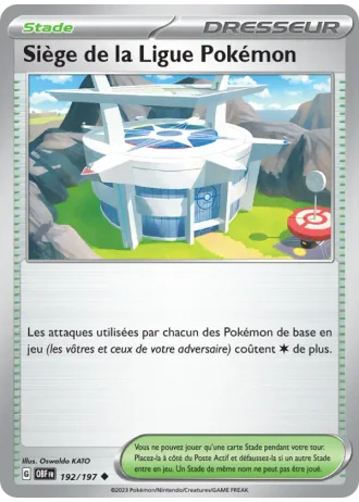 Siège de la Ligue Pokémon #192/197 — Flammes Obsidiennes