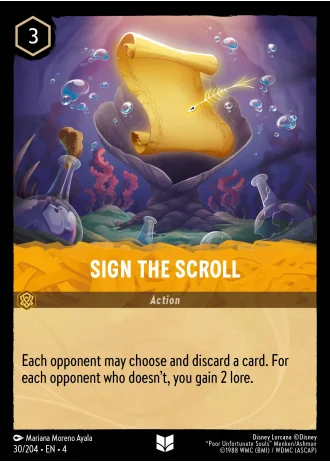 Sign the Scroll #30/204 — Ursula's Return