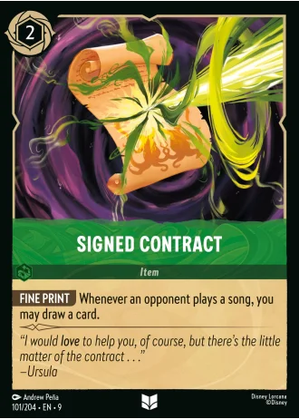 Signed Contract #101/204 — Fabled