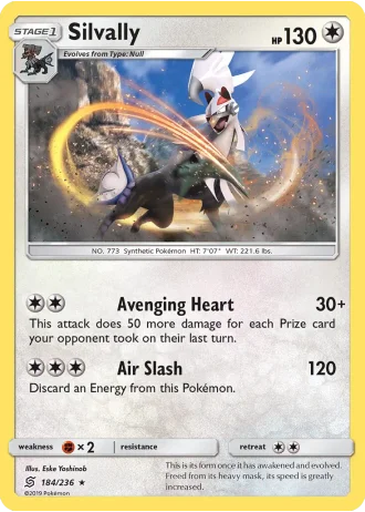 Silvally #184/236 — Unified Minds