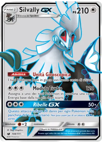 Silvally GX #108/111 — Invasione Scarlatta