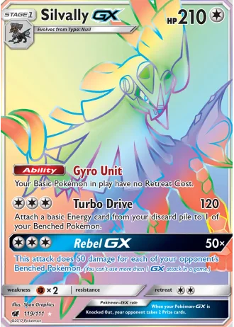 Silvally GX #119 — Crimson Invasion