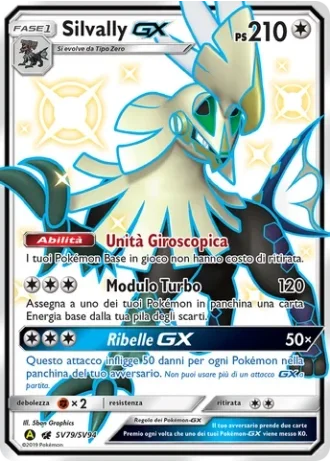 Silvally GX SV79/94 — Tesoro Cromatico (Destino Sfuggente)