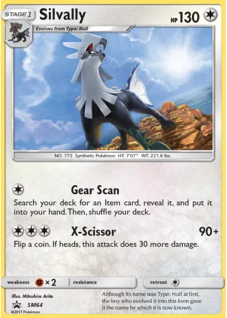 Silvally SM64 — Sun & Moon Promos