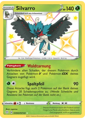 Silvarro SV003/122 — Schillernde Schatzkammer (Glänzendes Schicksal)