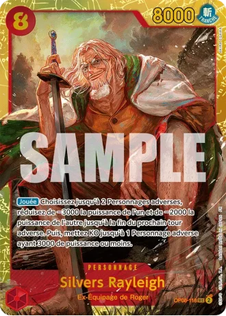 Silvers Rayleigh (OP08-118) (Reprint) — ONE PIECE CARD THE BEST vol.2 (PRB02)