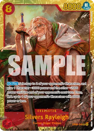Silvers Rayleigh (OP08-118) (Reprint) — One Piece Card The Best Vol.2(PRB02)