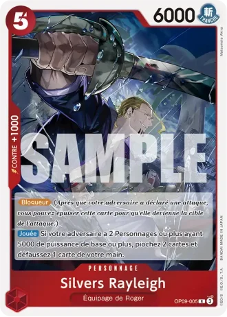 Silvers Rayleigh (OP09-005) — Les Nouveaux Empereurs (OP09)