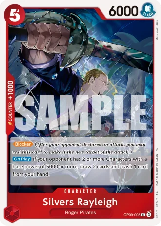 Silvers Rayleigh (OP09-005) (Reprint) — One Piece Card The Best Vol.2(PRB02)