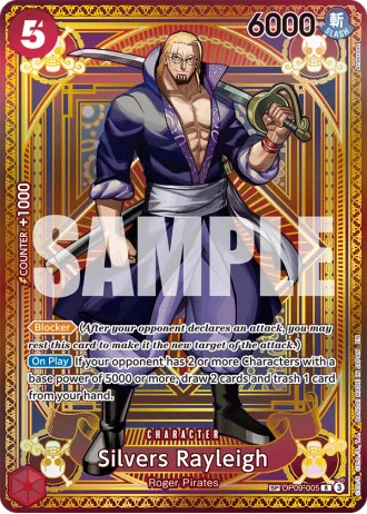 Silvers Rayleigh (OP09-005) (Special Rare) — A Fist of Divine Speed (OP11)