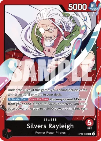 Silvers Rayleigh (OP12-001) — Legacy of the Master (OP12)