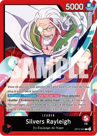 Silvers Rayleigh (OP12-001) — l'Héritage du Maître (OP12)