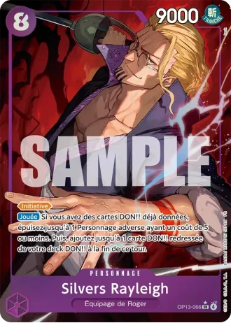 Silvers Rayleigh (OP13-066) (Alternative Art) — Successeurs (OP13)