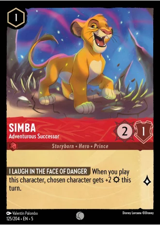 Simba - Adventurous Successor #125/204 — Shimmering Skies