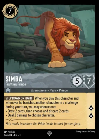 Simba - Fighting Prince #192/204 — Into the Inklands