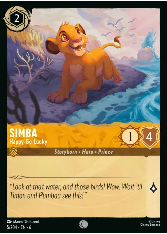 Simba - Happy-Go-Lucky #5/204 — Azurite Sea
