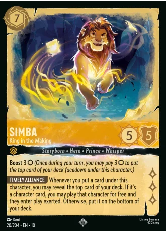 Simba - King in the Making #20/204 — Whispers in the Well
