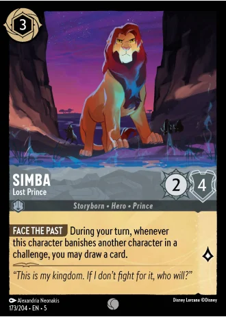 Simba - Lost Prince #173/204 — Shimmering Skies