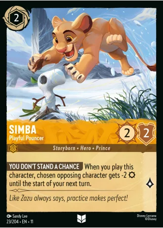 Simba - Playful Pouncer #23/204 — Winterspell