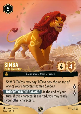 Simba - Pride Protector #8/204 — Azurite Sea