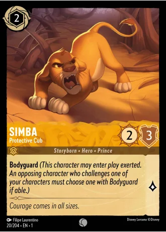 Simba - Protective Cub #20/204 — The First Chapter