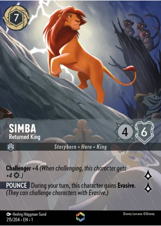 Simba - Returned King #215/204 — The First Chapter