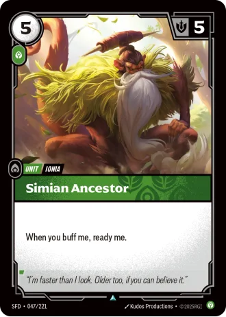 Simian Ancestor #047/221 — Spiritforged