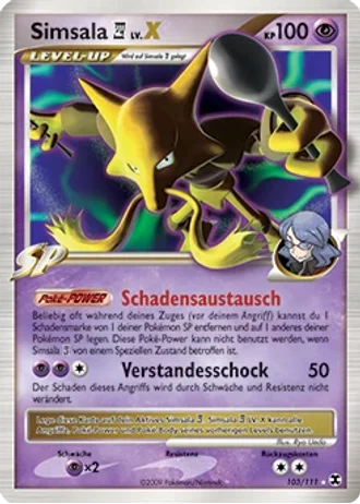 Simsala 4 LV.X #103/111 — Aufstieg der Rivalen