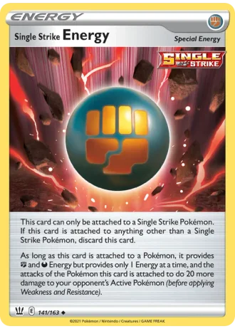 Single Strike Energy #141/163 — Battle Styles