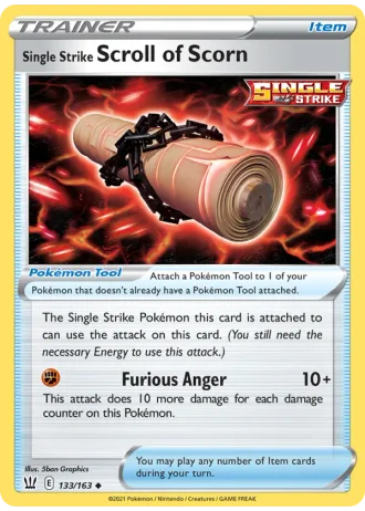 Single Strike Scroll of Scorn #133/163 — Battle Styles