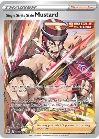 Single Strike Style Mustard TG28/30 — Trainer Gallery (Brilliant Stars)