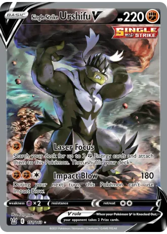 Single Strike Urshifu V #151 — Battle Styles
