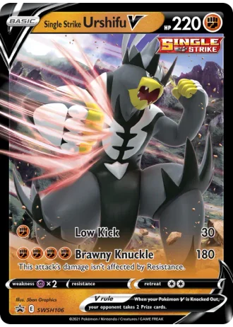 Single Strike Urshifu V SWSH106 — Sword & Shield Promos