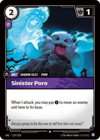 Sinister Poro #137/219 — Unleashed
