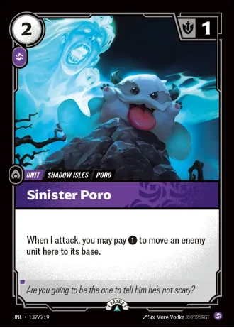 Sinister Poro #137/219 — Organized Play Promos