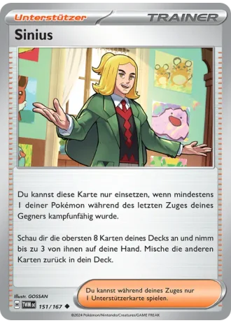 Sinius #151/167 — Maskerade im Zwielicht