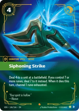 Siphoning Strike #146/166 — Vendetta