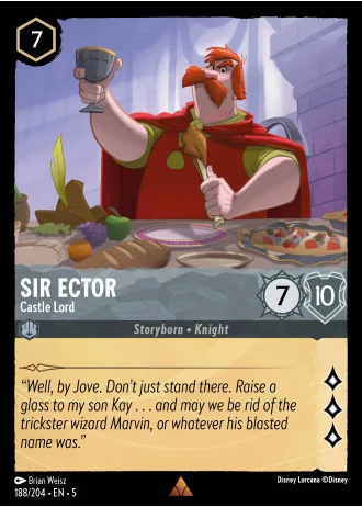 Sir Ector - Castle Lord #188/204 — Shimmering Skies