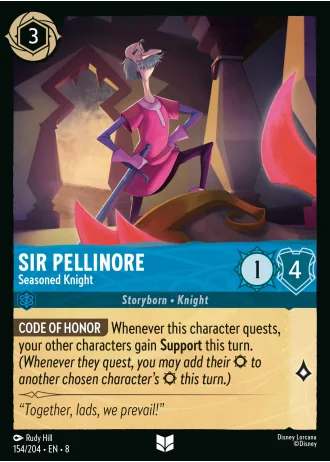 Sir Pellinore - Seasoned Knight #154/204 — Reign of Jafar