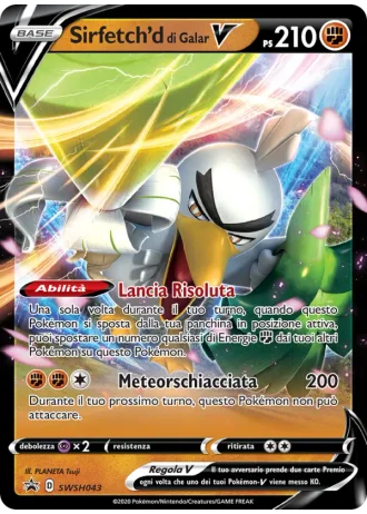 Sirfetch'd di Galar V SWSH043 — Spada e Scudo Promos