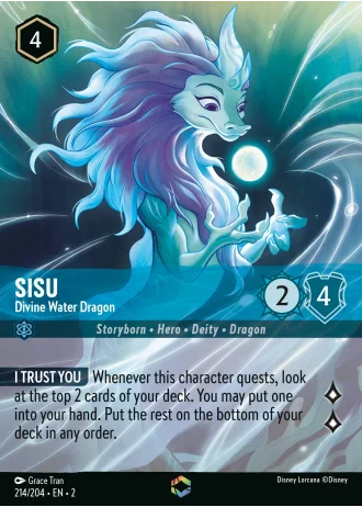 Sisu - Divine Water Dragon #214/204 — Rise of the Floodborn