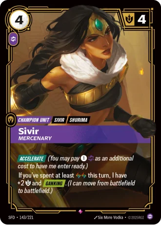 Sivir, Mercenary #143/221 — Spiritforged