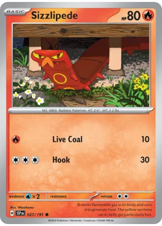 Sizzlipede #027/191 — Surging Sparks