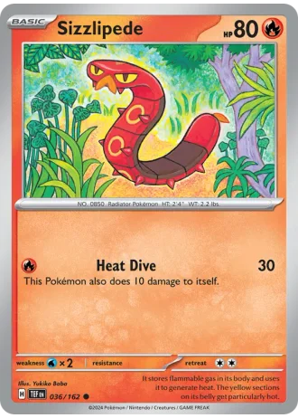 Sizzlipede #036/162 — Temporal Forces