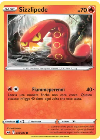 Sizzlipede #38/202 — Spada e Scudo